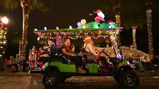 Winter Garden Holiday Golf Cart parade 2025 - Full