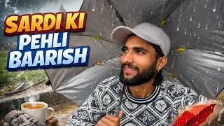 Sardi ki pehli Baarish, ☔️ first winter rain blog  village, Life❤️#newvlog  #nature#souravjoshivlogs