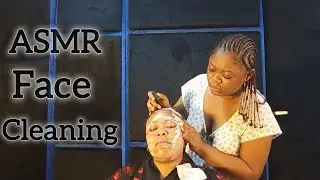 ASMR, Face Cleaning, Facial Massage, Scalp Tingling for Stress Relief#relax #skincare #asmr