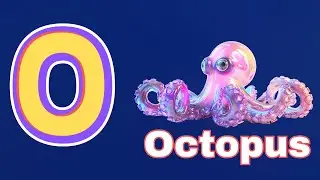 Learn O letter more words | Learning for kids | Meow Meow English | 🐙 🛢️|
