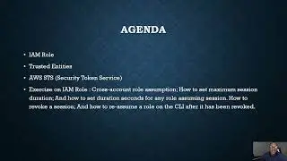 AWS 104; IAM Role; Trusted Entities; AWS STS (Security Token Service)