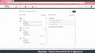 Skyslope  - How to Send a Document for E Signature