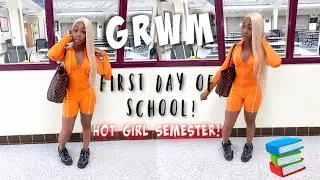 GRWM: FIRST DAY OF SCHOOL! | Senior Year
