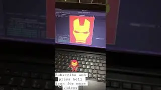 Iron man helmet using python turtle learn python programming language with us #shorts