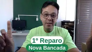 1&ordm; SERVI&Ccedil;O NA NOVA BANCADA! Como eu reparo carca&ccedil;as e dobradi&ccedil;as.
