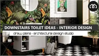 Downstairs Toilet Ideas That Won't Break The Bank - Design Tips & Ideas from Draw Plans #shorts