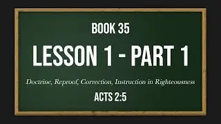 Les Feldick - 35-1-1 - Through the Bible Program #9837