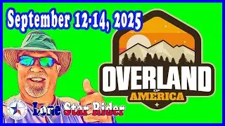 I'll Be At The Overland Of America September 12-14, 2025