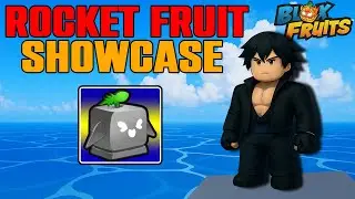 🚀 Rocket Fruit Showcase | All Skills & Effects | Blox Fruits