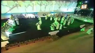 فرقة العبية تقدم اللون الدوسري ضمن فعاليات عيد الرياض 1435 بمنتزه الملك عبدالله
