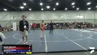 106 Lbs Semis & 3rd Wb (16 Team) - Olivia Weiland, Georgia Blue Vs Addison Morse, Oklahoma Red Dc4