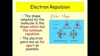 Valence Shell Electron Pair Repulsion VSEPR narrated