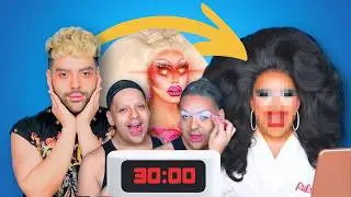 Trixie Mattel...You're DONE! (30 Minute Makeup Challenge!)