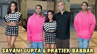 Sayani Gupta & Prateik Babbar spotted promoting their film Khwaabon ka Jhamela