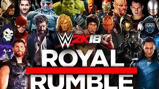 WWE 2K18 Royal Rumble CAW Pre-Event✔