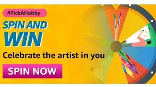 Amazon Spin And Win Quiz Answers Today | Win Canvas And Paint Brushes | 16 April 2020