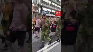 Swedish Army Marches Proudly in Stockholm Pride Parade 2025