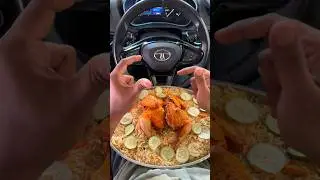 Eating Kuzhimandi 👌| Arabic Food 💢| India ❤️| ASMR🙌 | Inside Car | Drooling 🤤