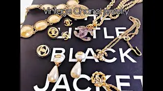 my vintage chanel jewelry collection/中古香奈儿饰品分享/vintage Chanel/80s90sfashion