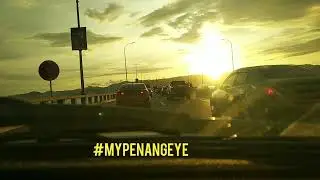 Fantastic Penang Bridge Sunset view enjoy traffic commute positive thoughts inspiration priceless