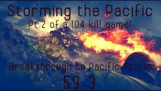Storming the pacific pt 2! - Flamethrower Sherman Gameplay! | Battlefield V