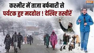 Snowfall in Jammu Kashmir: श्रीनगर समेत पूरी घाटी में बर्फबारी, सफेद चादर में लिपटी जन्नत-ए-कश्मीर!
