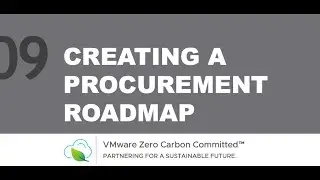 Part 9 - Creating a Procurement Roadmap
