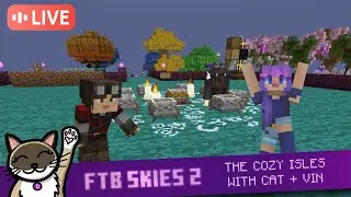 Finishing the FTB Pyramid!! | FTB Skies 2 Community Run | TheCozyIsles, Day 14