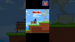 I killed Zombies boos in few seconds 👹😈 stick vs zombies # stickman # short