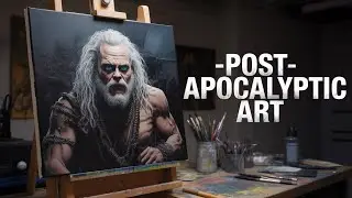 🎨 IMMORTAN JOE PORTRAIT &ndash; Post Apocalyptic Painting Timelapse! ☠️🔥