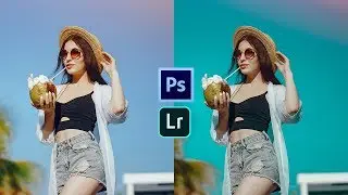 Aqua Sky Color Grading Effect | Adobe Photoshop and Lightroom  Tutorial