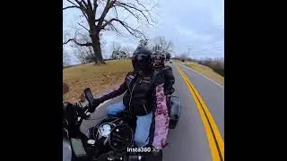 Happy backroads rides with my wife