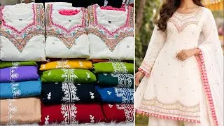 ঈদ স্পেশাল অফারে নামি-দামি পেইজের পাকিস্তানি বুটিকস থ্রিপিসের মেলা|| Pakistani style dress at offer