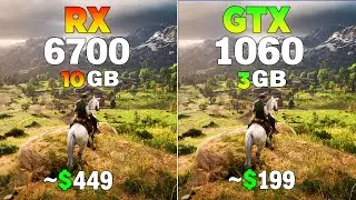 RX 6700 vs GTX 1060 - Test in 8 Games