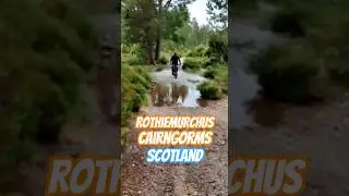Highland Splash. Rothiemurchus. Scottish Highlands mountain biking. Scotland mtb. #shorts