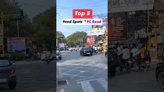 Top 5 Food Spots at FC Road😍#yt #food#streetfood # #punestreets #punelocal #sabudana #sabudanavada #