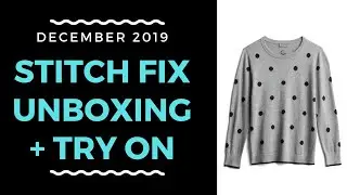 December 2019 Stitch Fix Unboxing & Try On | Fall Fashion | Marcie in Mommyland