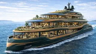 Внутри роскошной яхты стоимостью 100 миллионов долларов в 2026 году | Будущее жизни на океане
