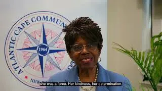 Dr. Barbara Gaba accepts the Sheila Y. Oliver Civic Association Education Award.