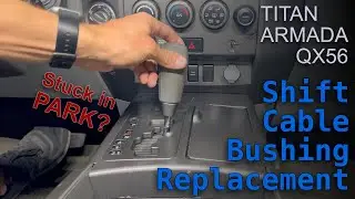 Замена втулки троса переключения передач | Titan, Armada, Frontier, Pathfinder, Xterra, QX56, QX8...