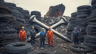 How Steel Bars Turned  Into Iron Nails | Manufacturing line | iron nails manufactured in factory