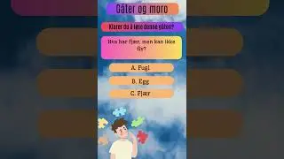 G&aring;tel&aring;ter: Korte g&aring;ter for glede. #g&aring;ter #riddles  #g&aring;ter #languagelearning #quiz