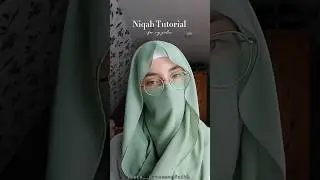 Requested NIQAB TUTORIAL | #allah #islam #hijabtutorial