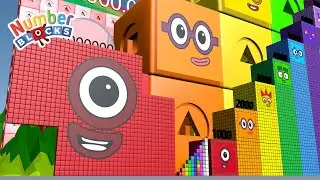 Learn Numbers 1000 vs 500,000,000 with Numberblocks! Super Fun Math Adventure! 🚀