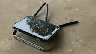 Wireless Router Smashed