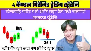 4 कॅण्डल पिरॅमिड स्ट्रॅटेजि | all in one trading strategy | Trading strategies in Marathi