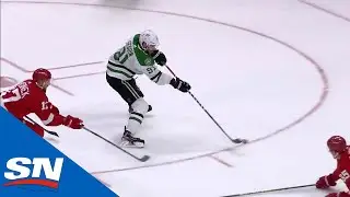 Tyler Seguin Dekes Around Dylan Larkin, Snipes For His First Goal This Season