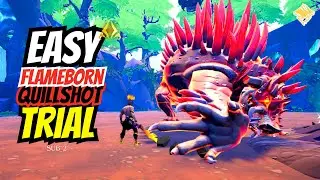 Easy Top 100 Flameborn Quillshot Trial - Dauntless Solo Sword Build