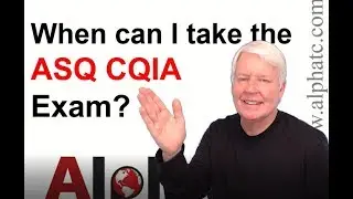 When can I take the ASQ CQIA exam