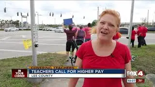 Teachers demand higher pay